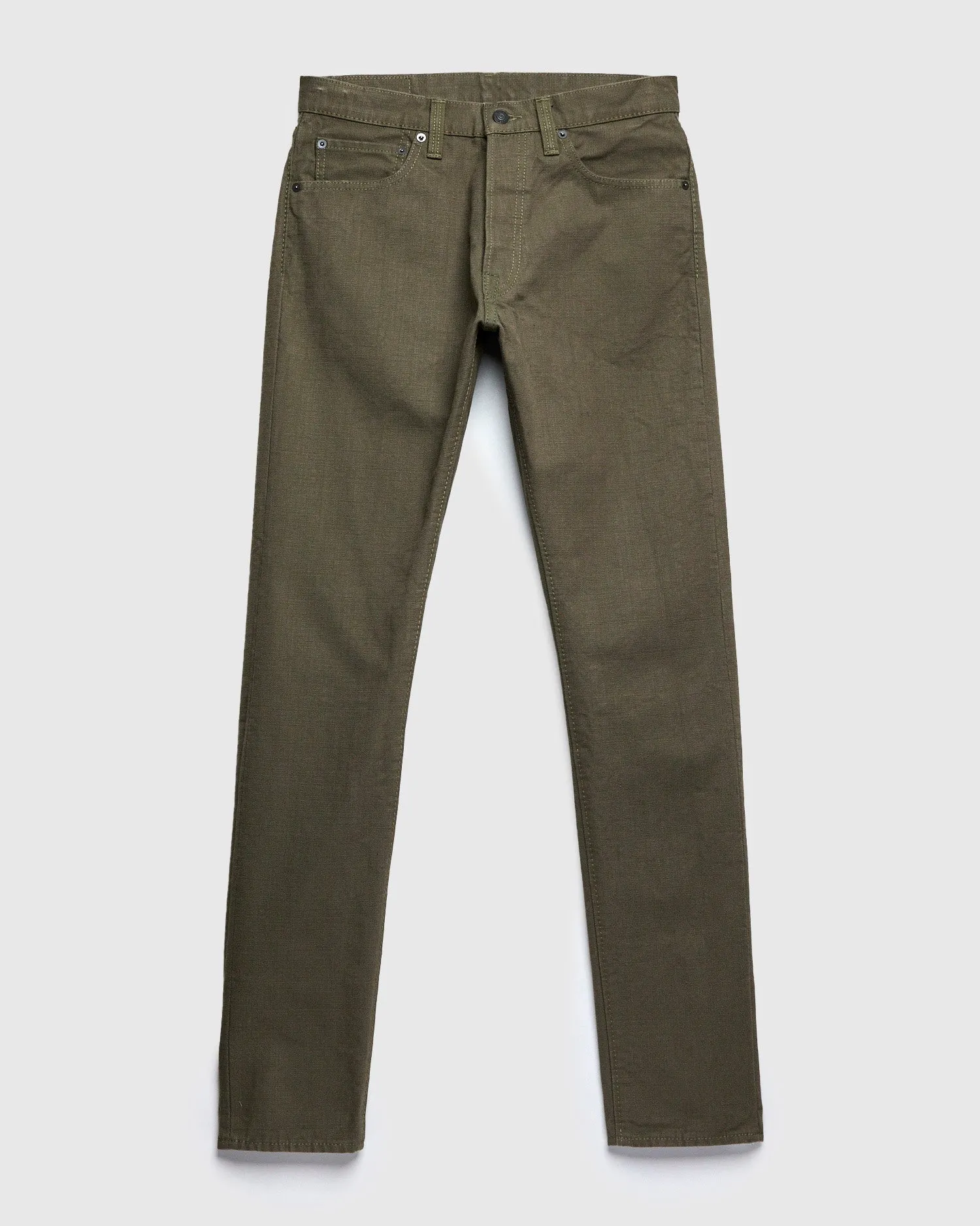 1175 "Olive" 13.5oz Duck Canvas Pants - Relaxed Tapered Fit