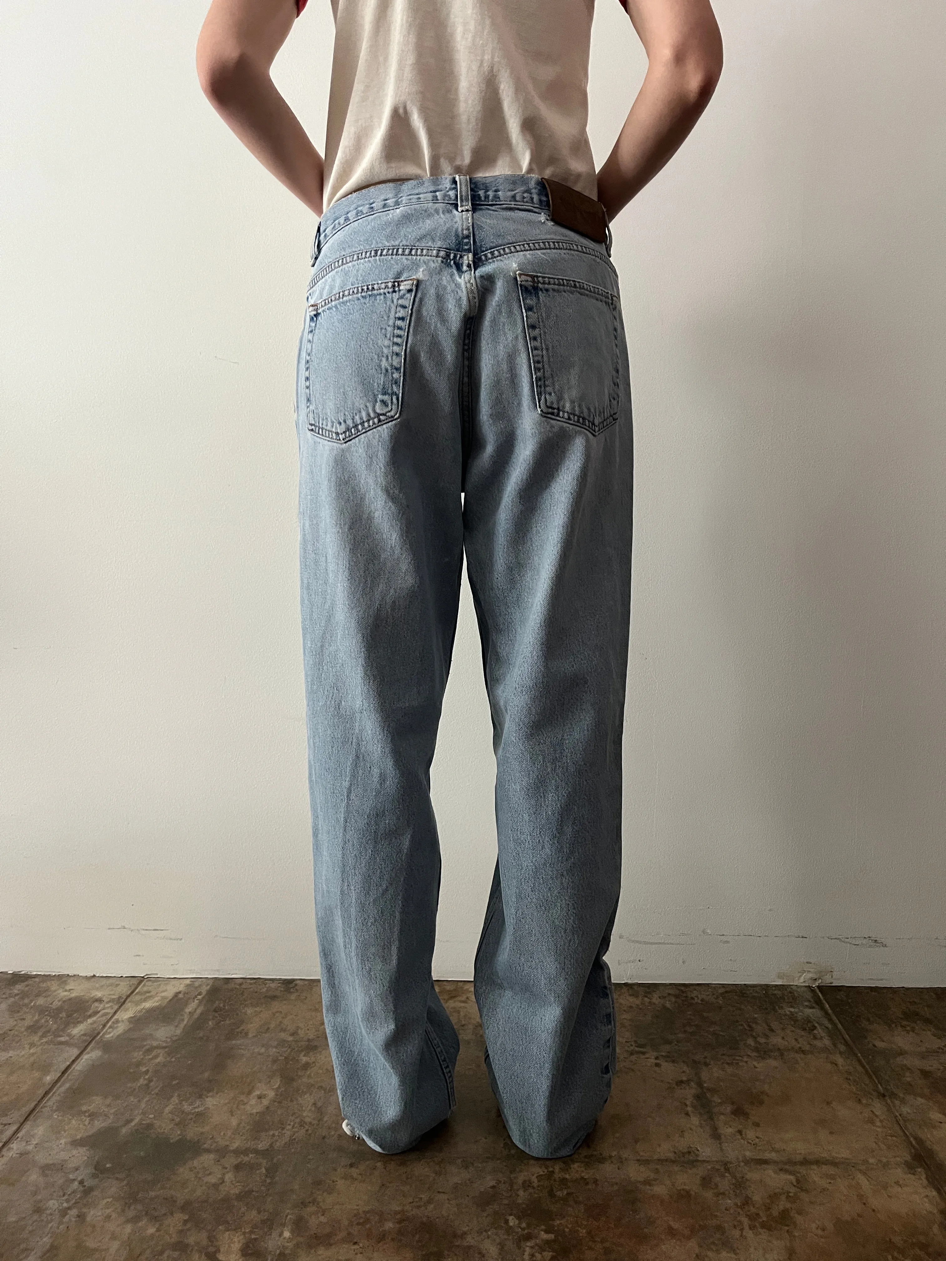 90s Calvin Klein Light Wash Relaxed Fit Jeans