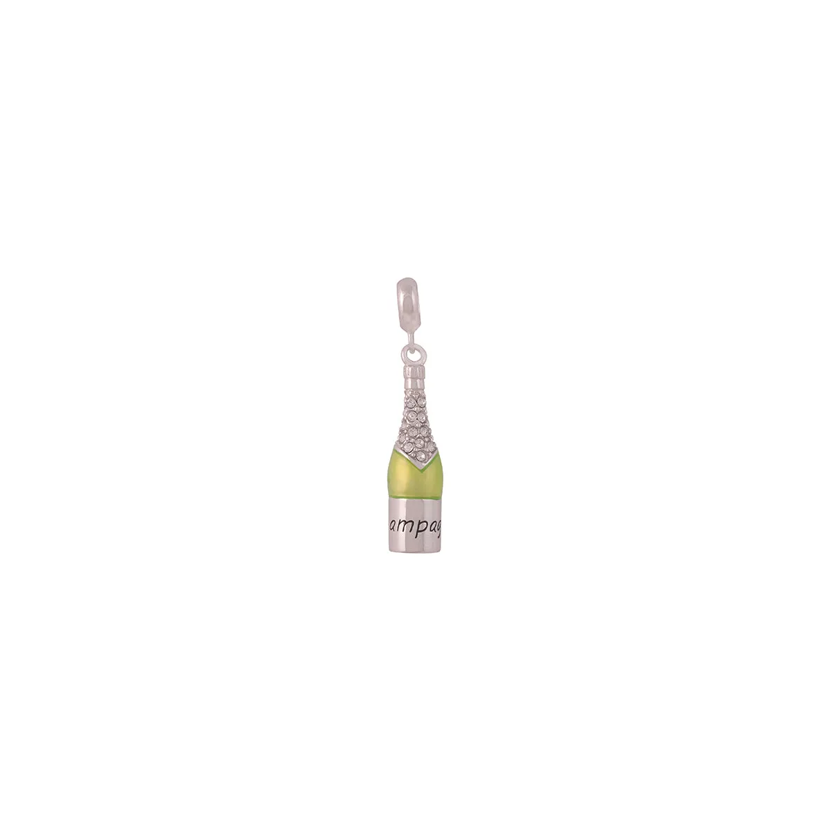 925 Sterling Silver Spring Champagne Pendant