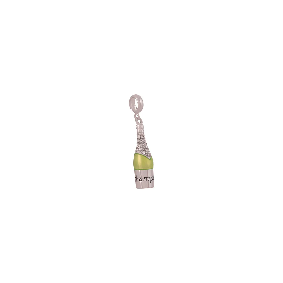 925 Sterling Silver Spring Champagne Pendant