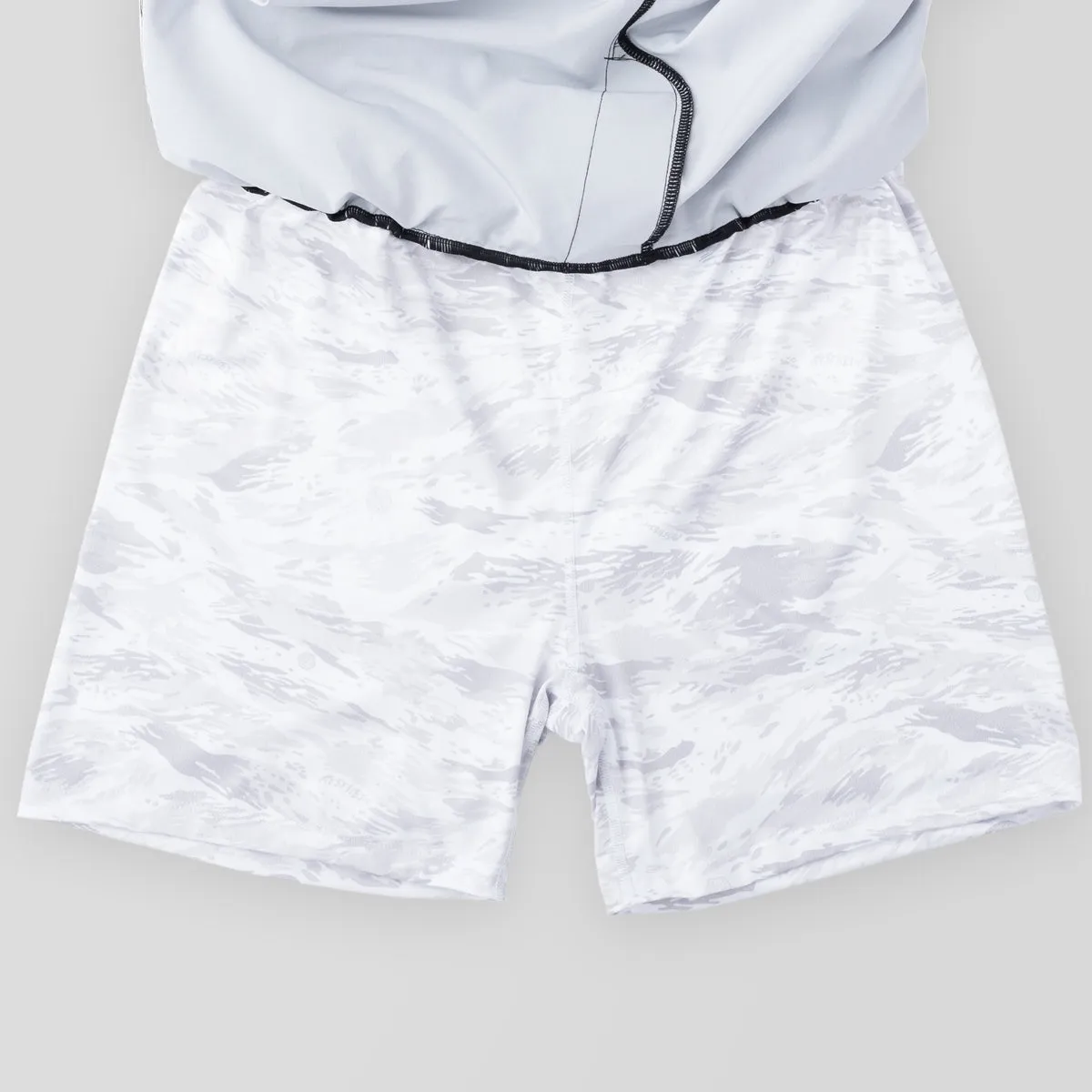 Aesthetic "Clutch" 2-Layer Shorts - Alpine Camo