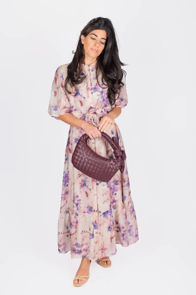 ALICE DRESS SHORT SLEEVE (PURPLE)