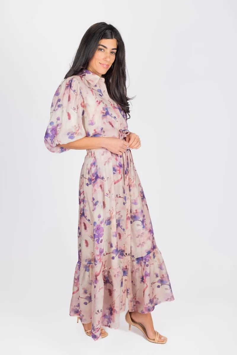 ALICE DRESS SHORT SLEEVE (PURPLE)