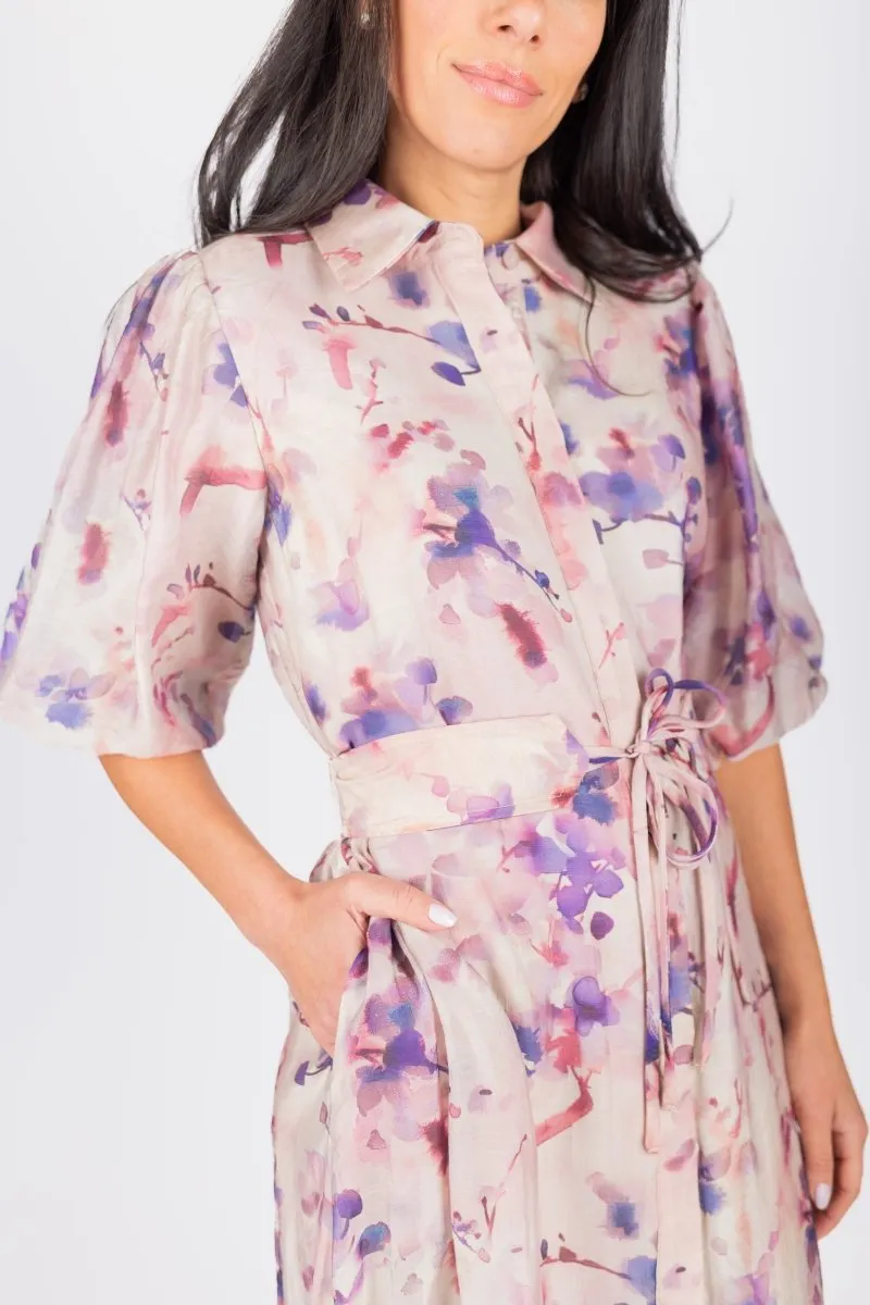 ALICE DRESS SHORT SLEEVE (PURPLE)