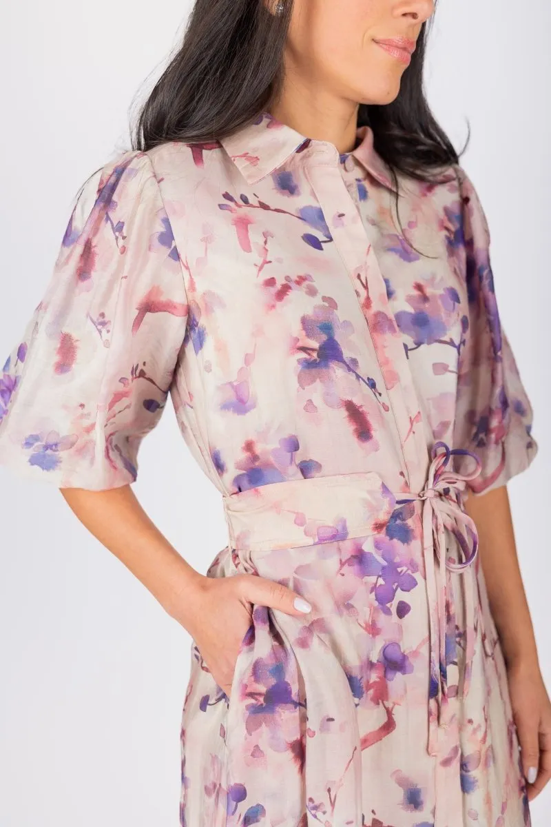 ALICE DRESS SHORT SLEEVE (PURPLE)
