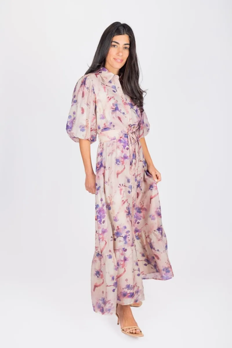 ALICE DRESS SHORT SLEEVE (PURPLE)