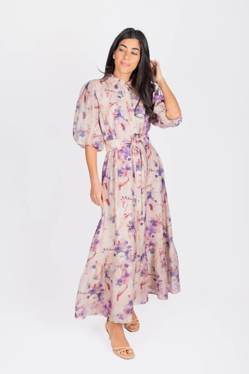 ALICE DRESS SHORT SLEEVE (PURPLE)