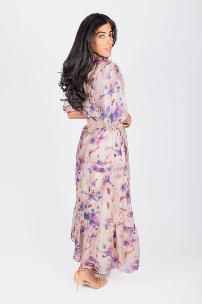 ALICE DRESS SHORT SLEEVE (PURPLE)