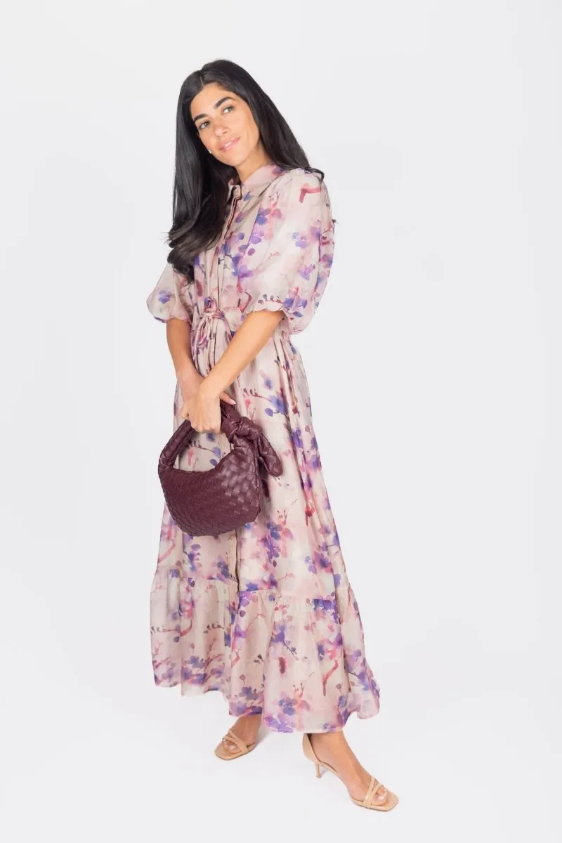 ALICE DRESS SHORT SLEEVE (PURPLE)