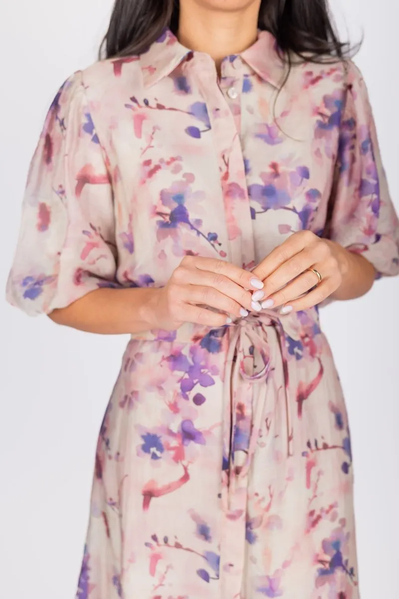 ALICE DRESS SHORT SLEEVE (PURPLE)