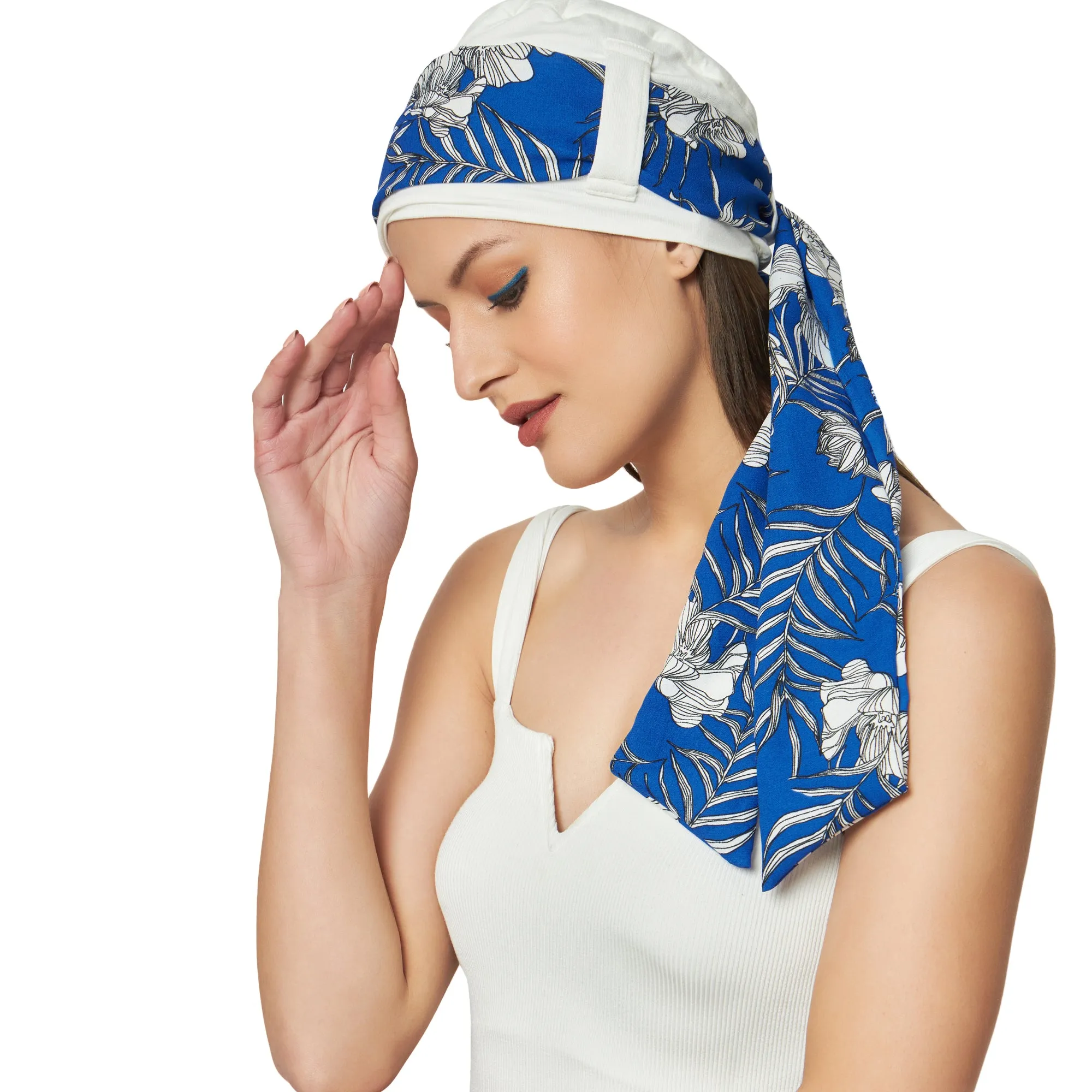 Ava Bamboo Viscose Cap stylish head wraps With Tail