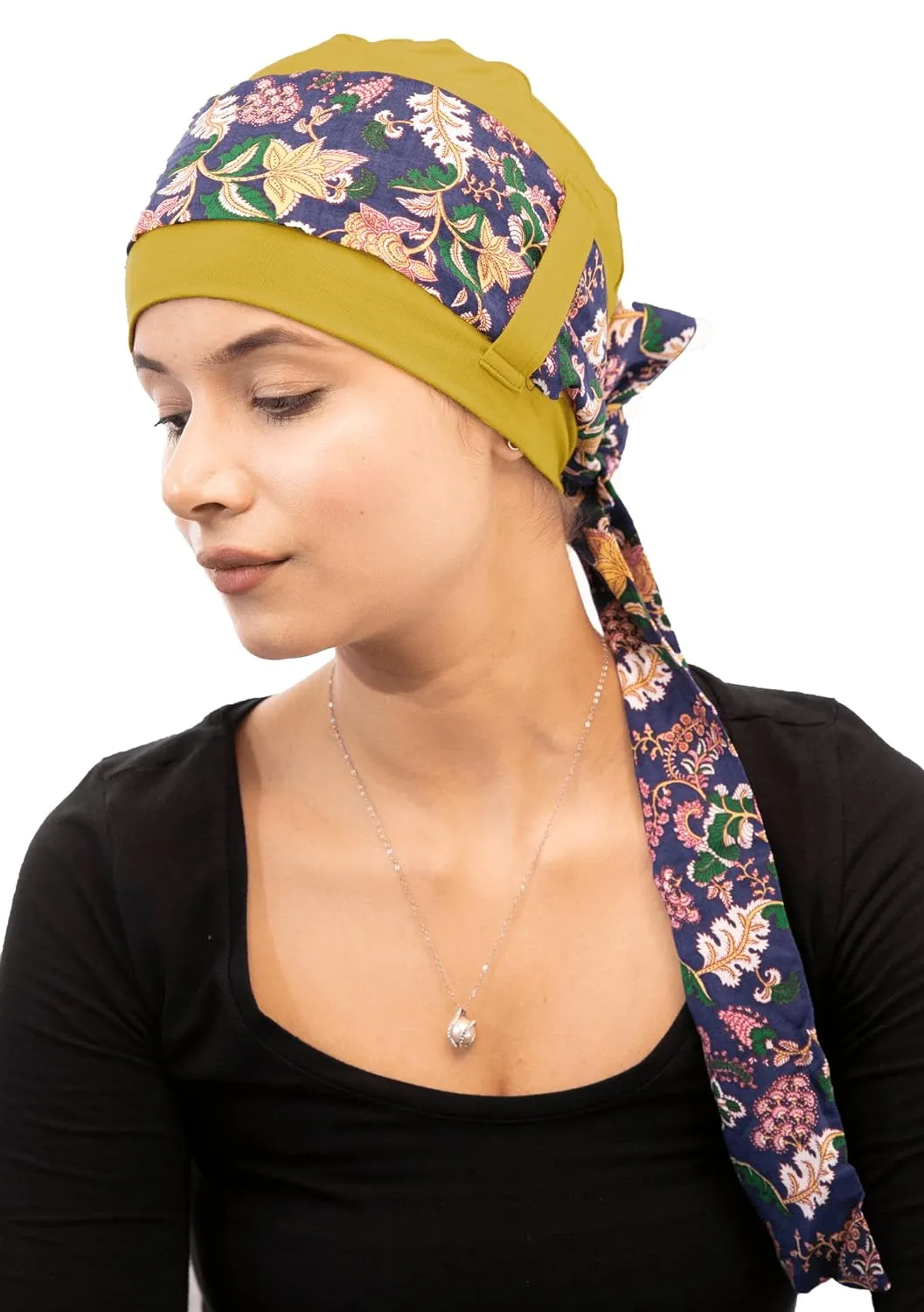 Ava Bamboo Viscose Cap stylish head wraps With Tail