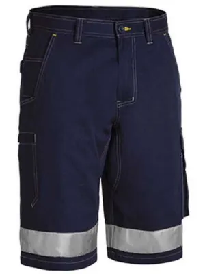 Bisley, Taped Lightweight Cargo Short, BSHC1432T (Pair) - Navy - Size: 17