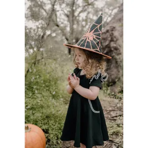 BLACK TWIRLY GIRL DRESS
