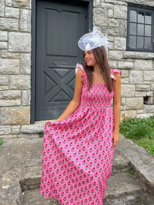 Blooming Burst Midi Dress