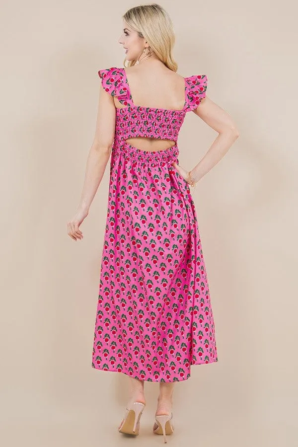 Blooming Burst Midi Dress