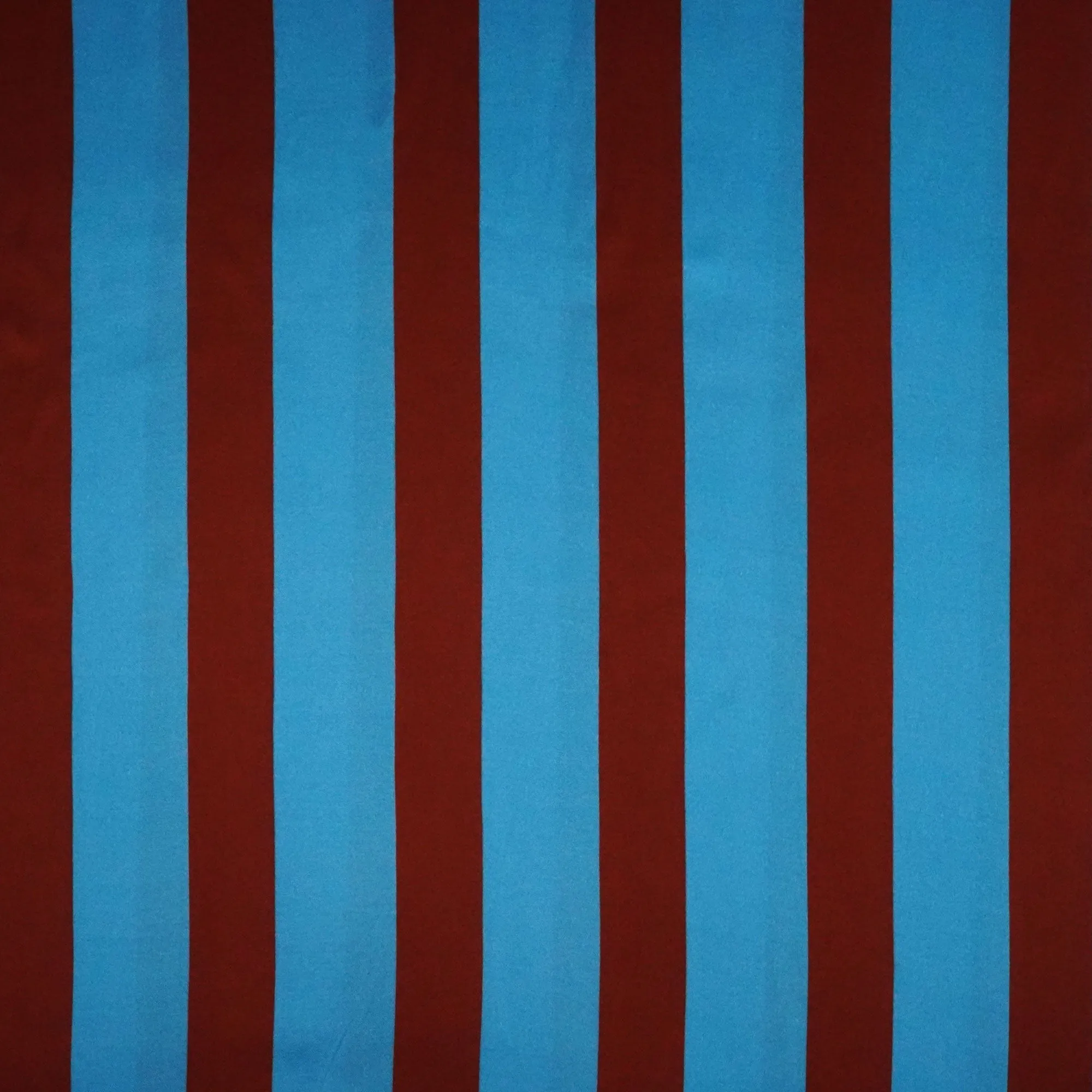 Blue & Brown Stripes Modal Satin Fabric MTF-23840