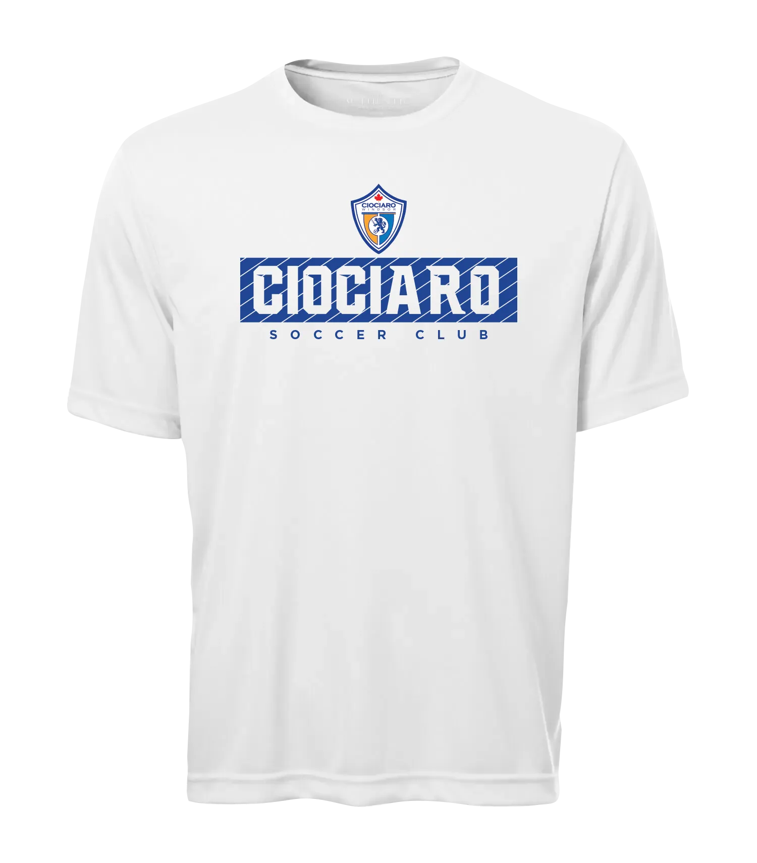 Ciociaro Soccer Club Block Letters Adult Dri-Fit T-Shirt with Printed Logo
