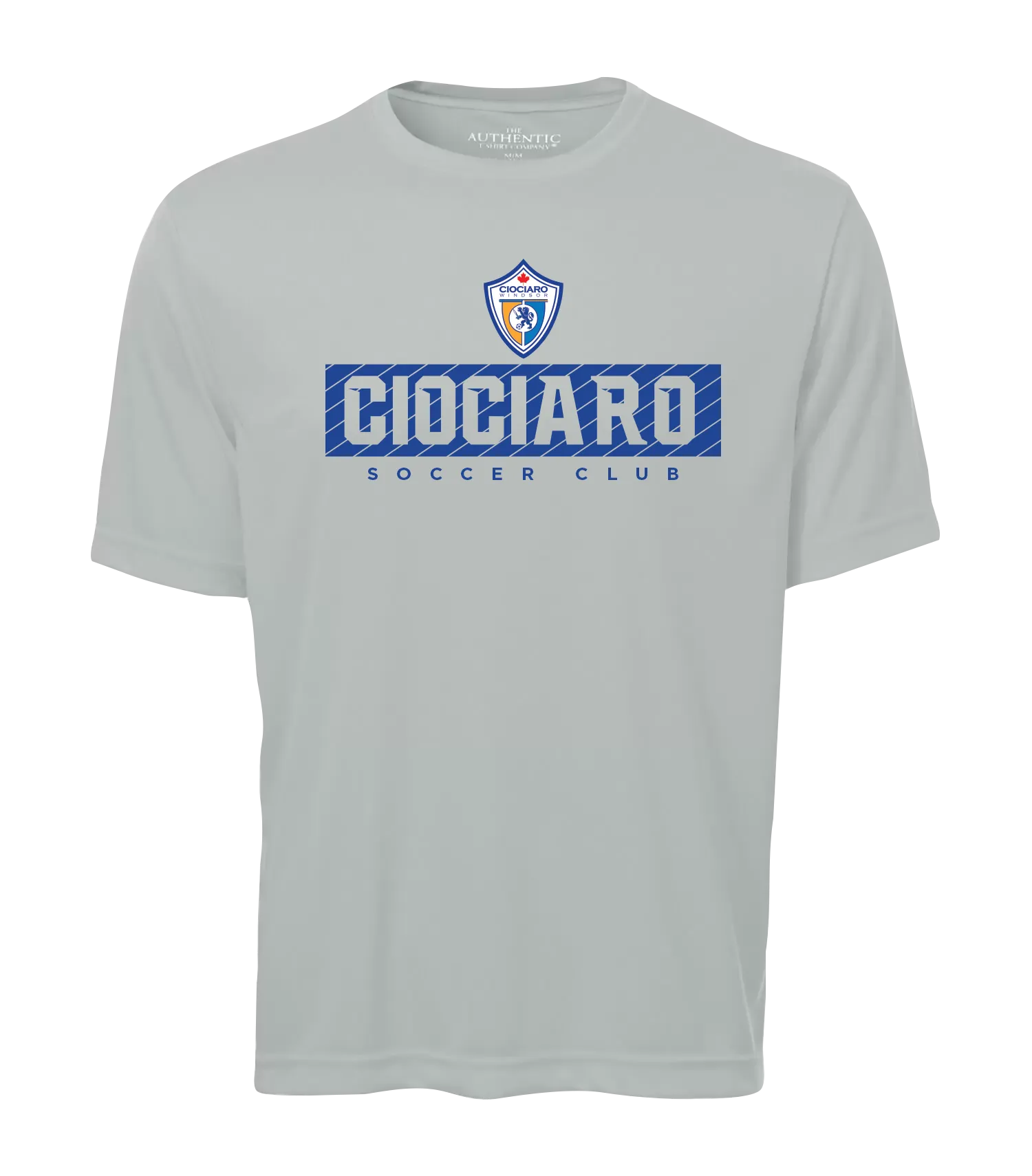 Ciociaro Soccer Club Block Letters Adult Dri-Fit T-Shirt with Printed Logo
