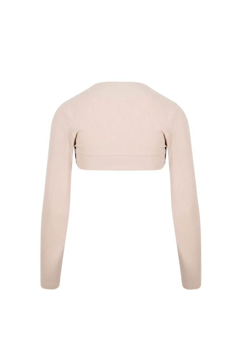 Cream Stretchy Bolero