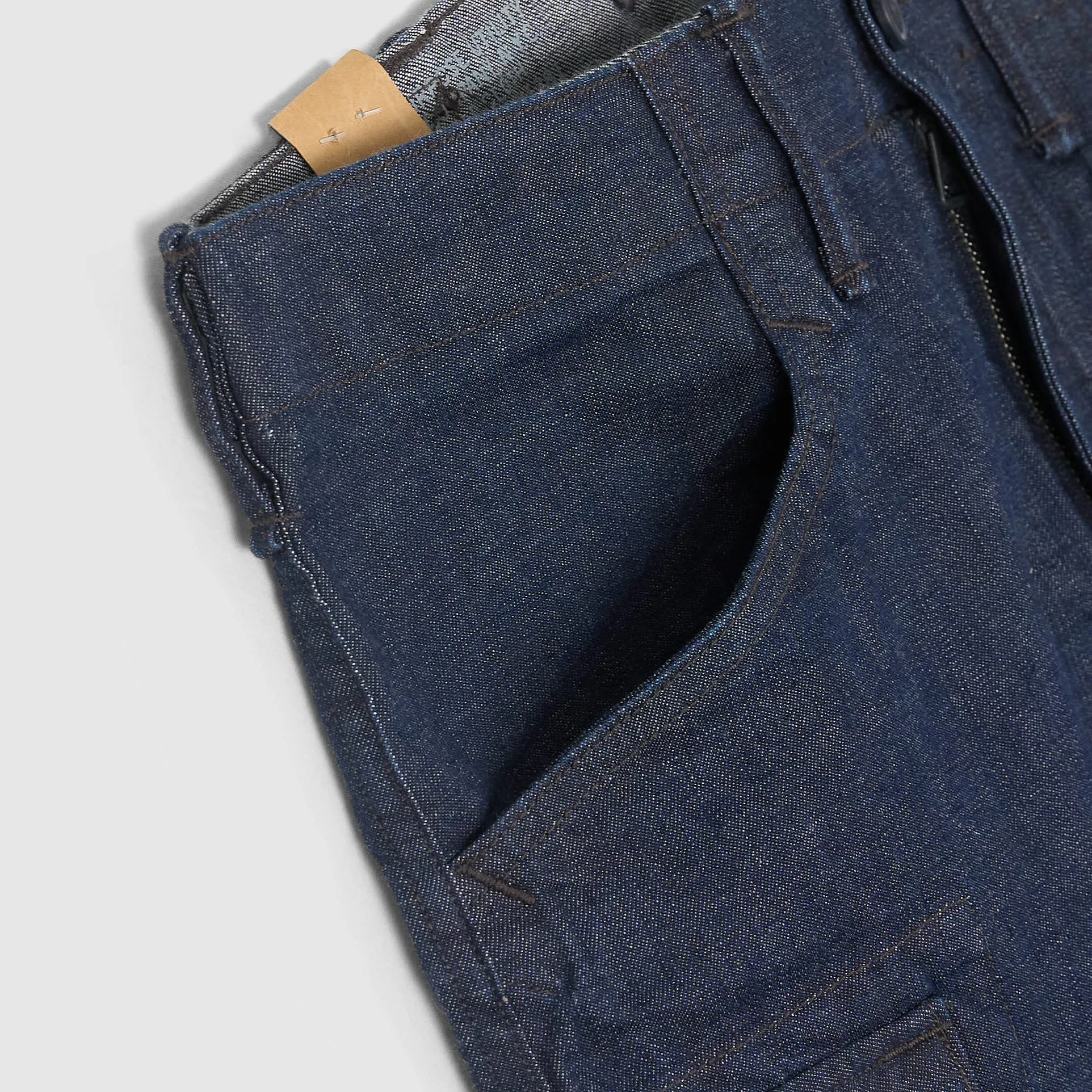 Double RL Ladies Stretch Skinny Indigo Denim Cargo Pants