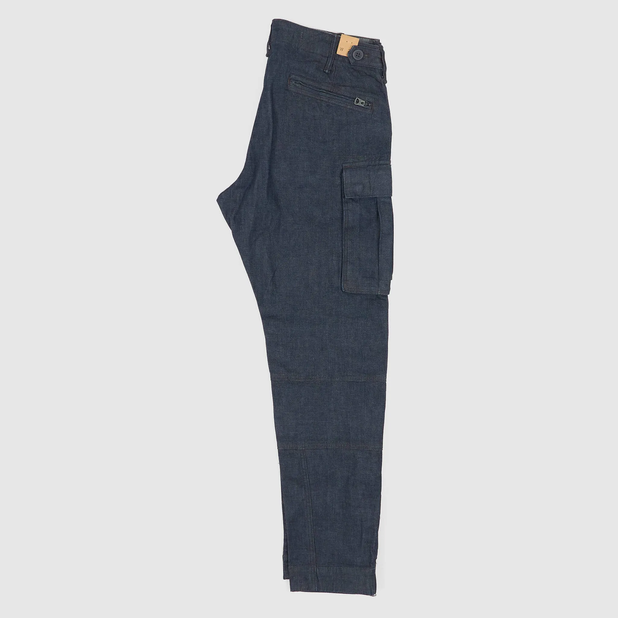 Double RL Ladies Stretch Skinny Indigo Denim Cargo Pants