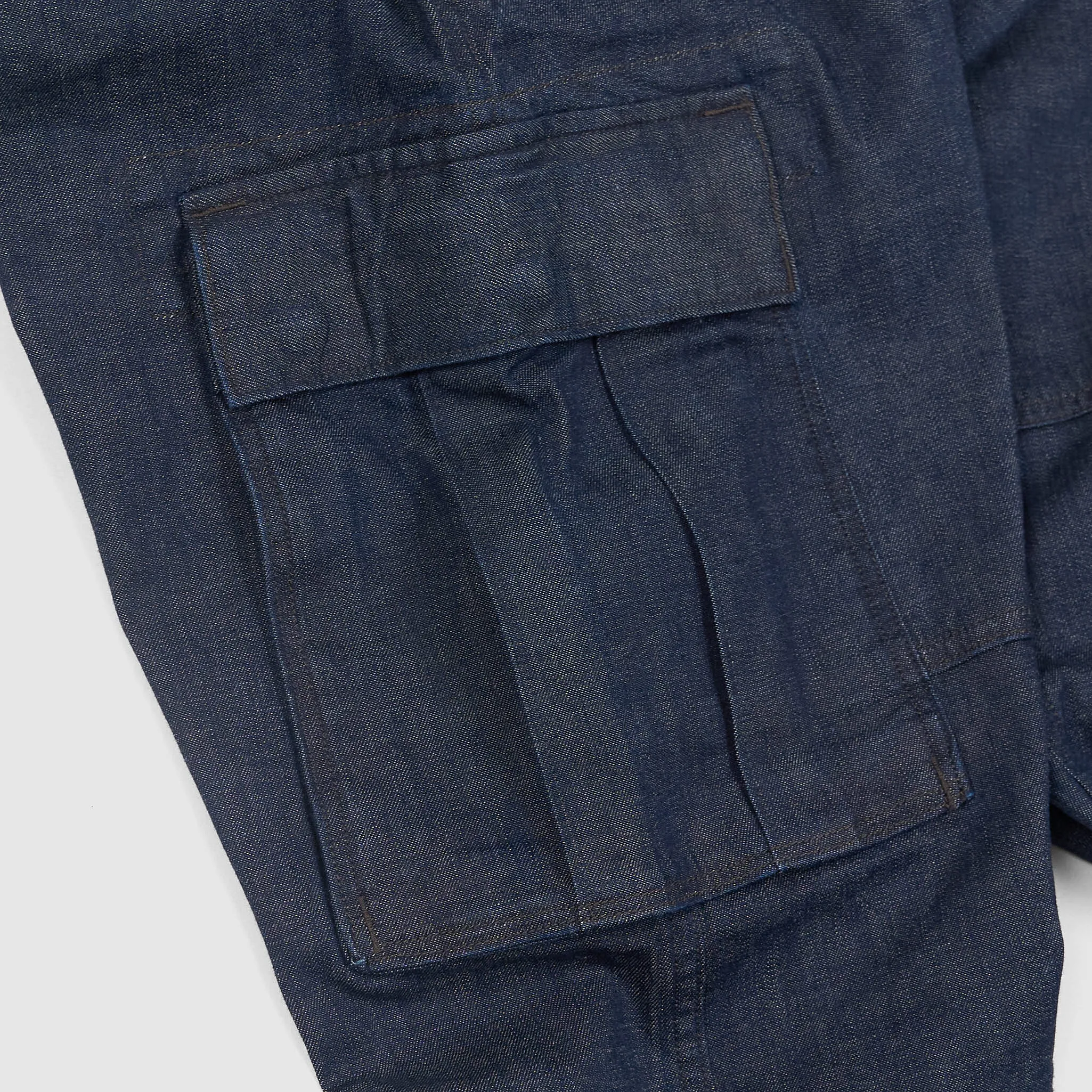 Double RL Ladies Stretch Skinny Indigo Denim Cargo Pants