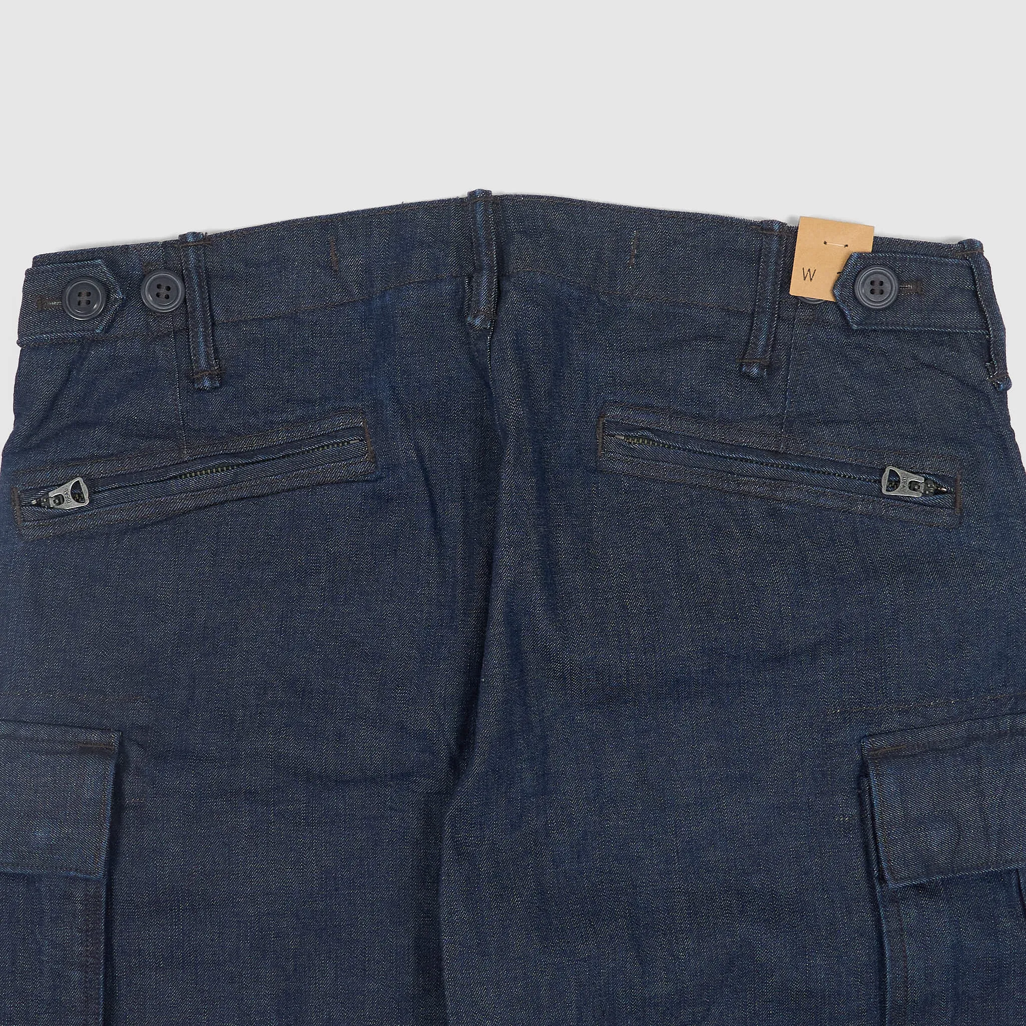 Double RL Ladies Stretch Skinny Indigo Denim Cargo Pants