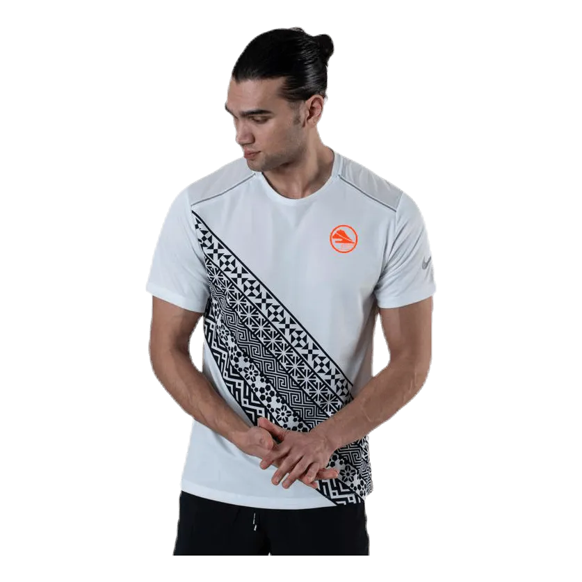 Dry-FIT Miler SS Ekiden White