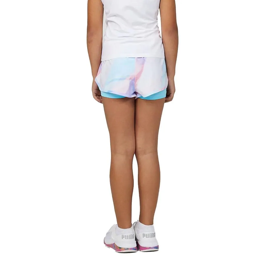Girls Tennis Shorts Watercolor