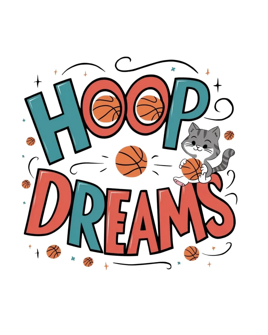 Hoop Dream Cotton Tshirts