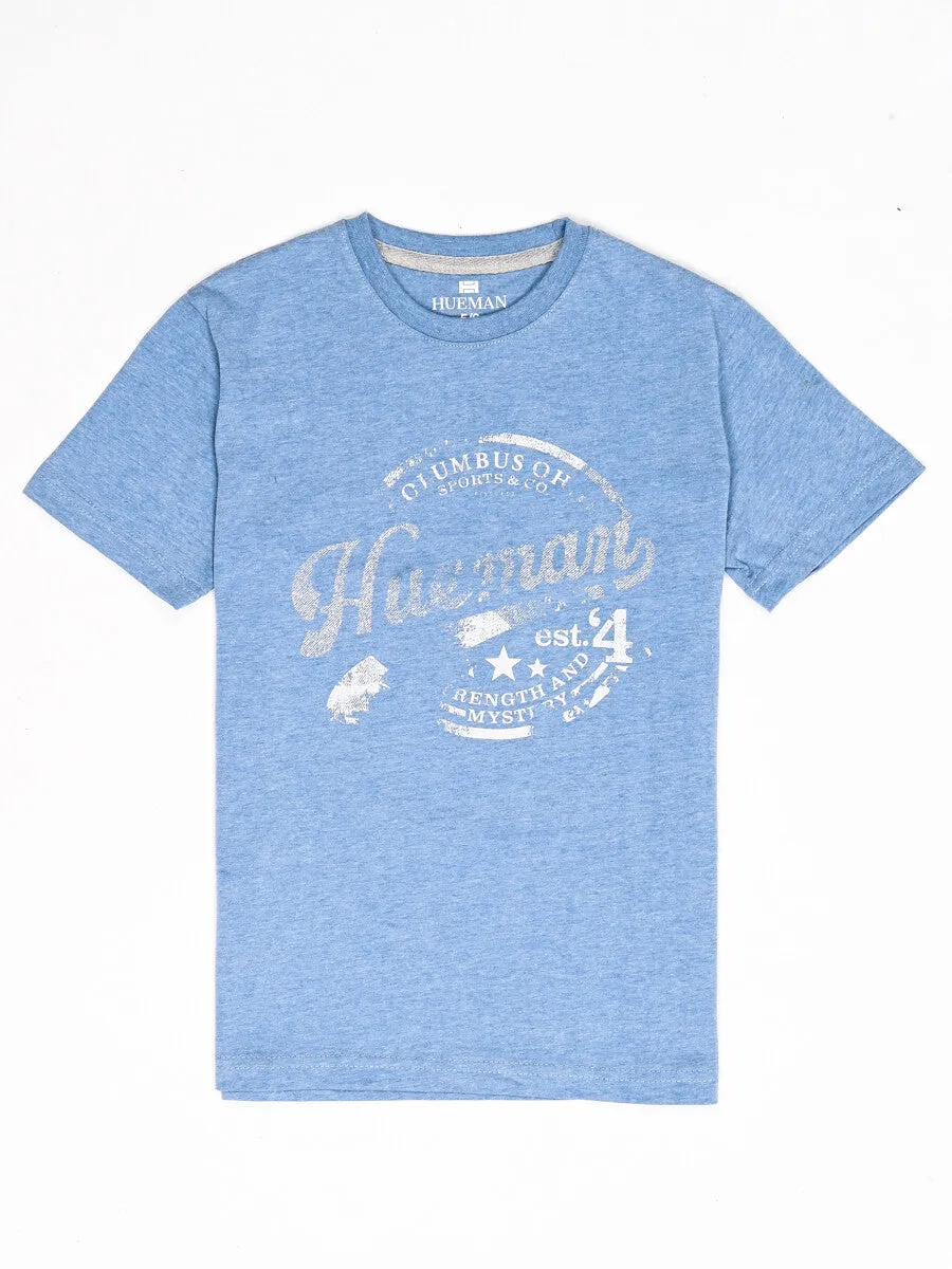 Kids Blue Vintage Summer T-Shirt