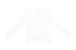 Long Sleeve Organic Cotton Henley in White