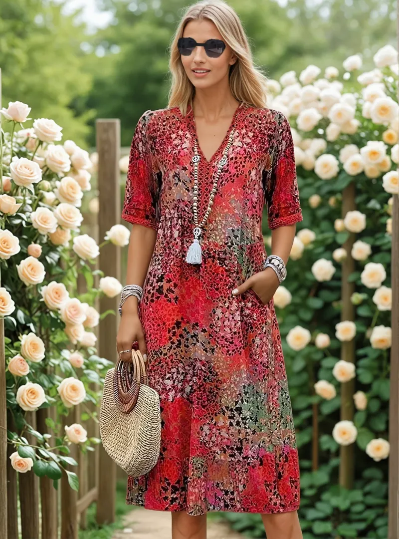 Magnolia™ Vibrant Midi Dress