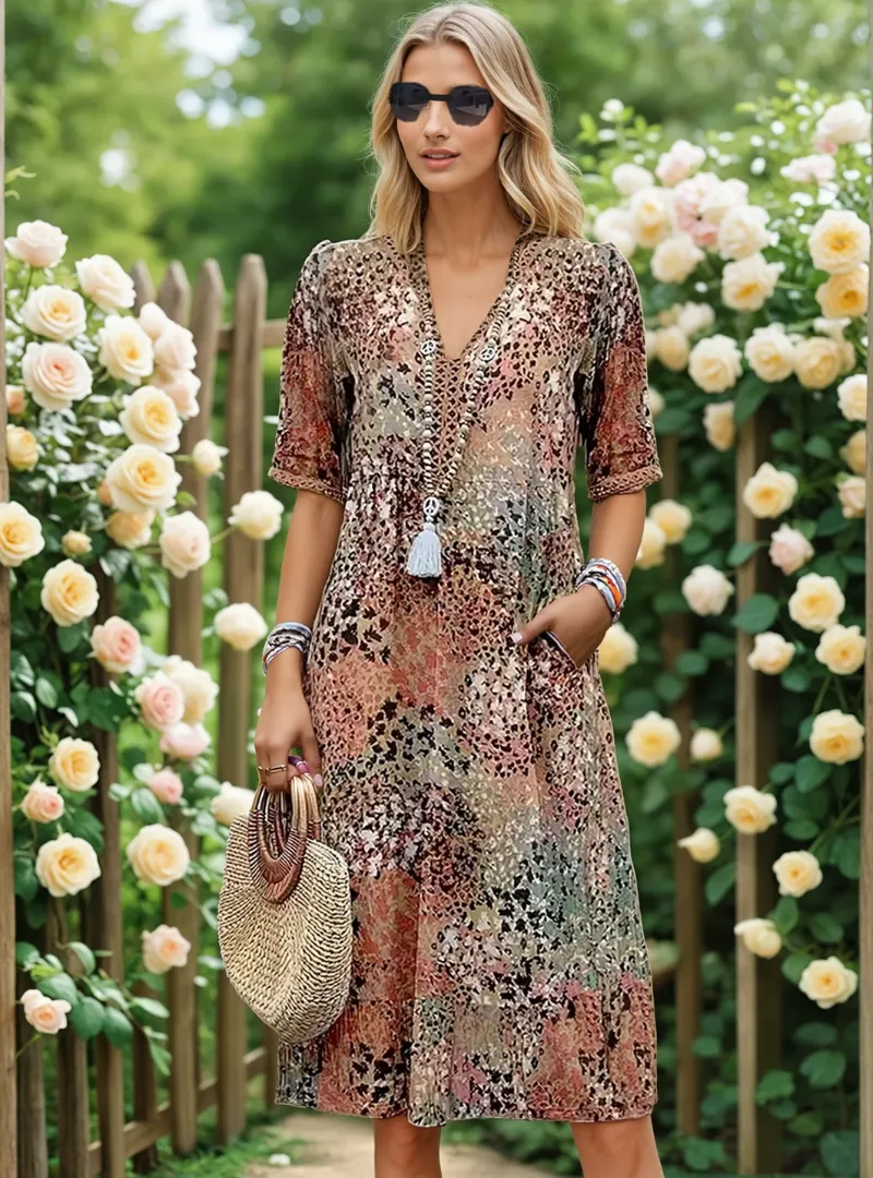 Magnolia™ Vibrant Midi Dress
