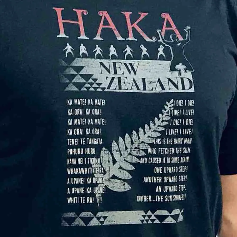 Mens Maori T Shirt - Haka