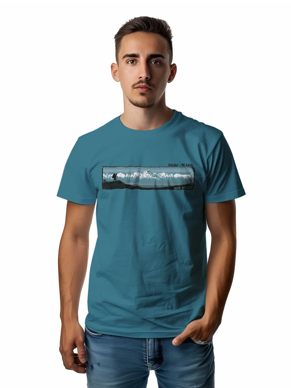 Mens New Zealand T Shirt - The Journey