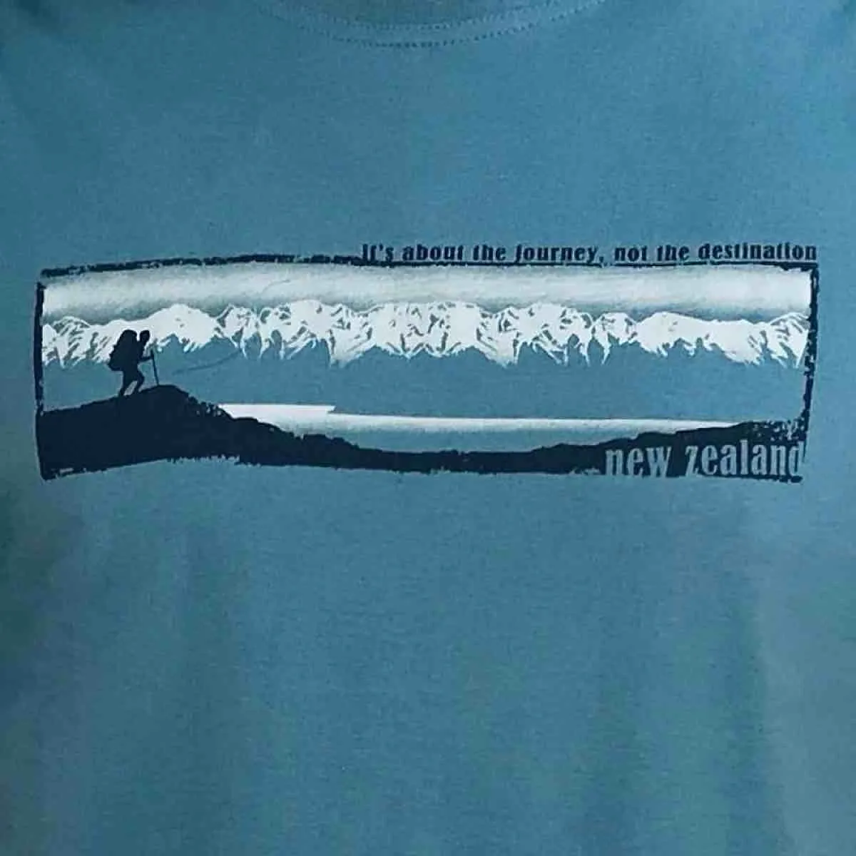Mens New Zealand T Shirt - The Journey