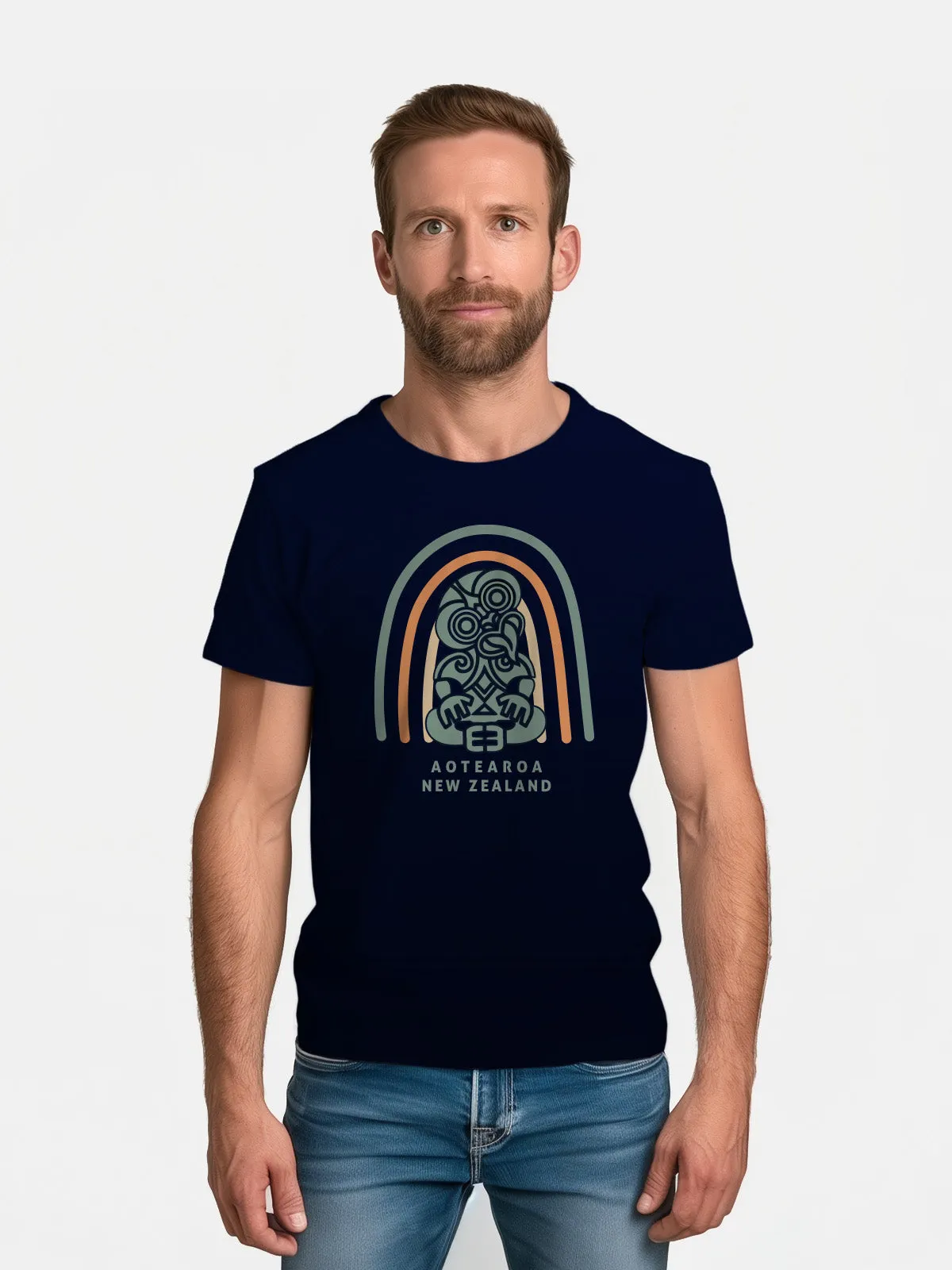 Mens New Zealand T Shirt - Tiki