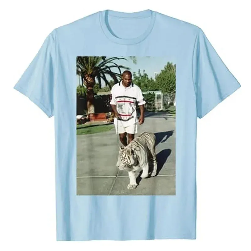 Mike Boxing Legend Vintage T-Shirt Retro Graphic Short Sleeve Tee