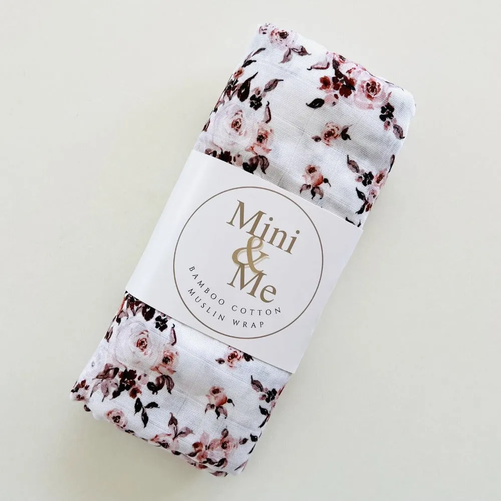 Mini & Me Bamboo Muslin Wrap Addison