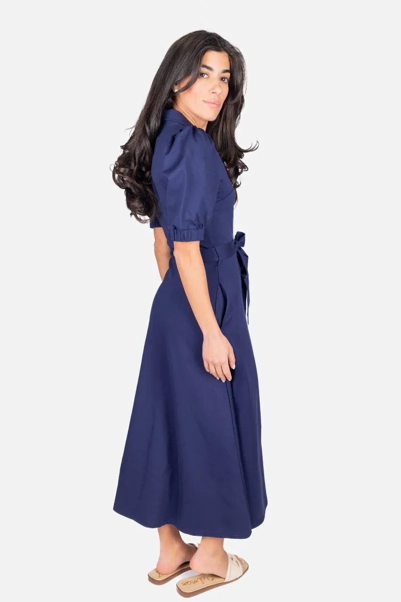 MONIKA DRESS (NAVY)