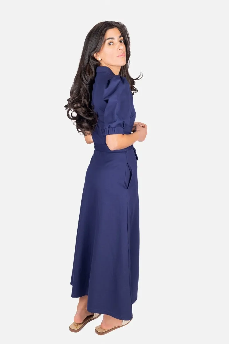 MONIKA DRESS (NAVY)