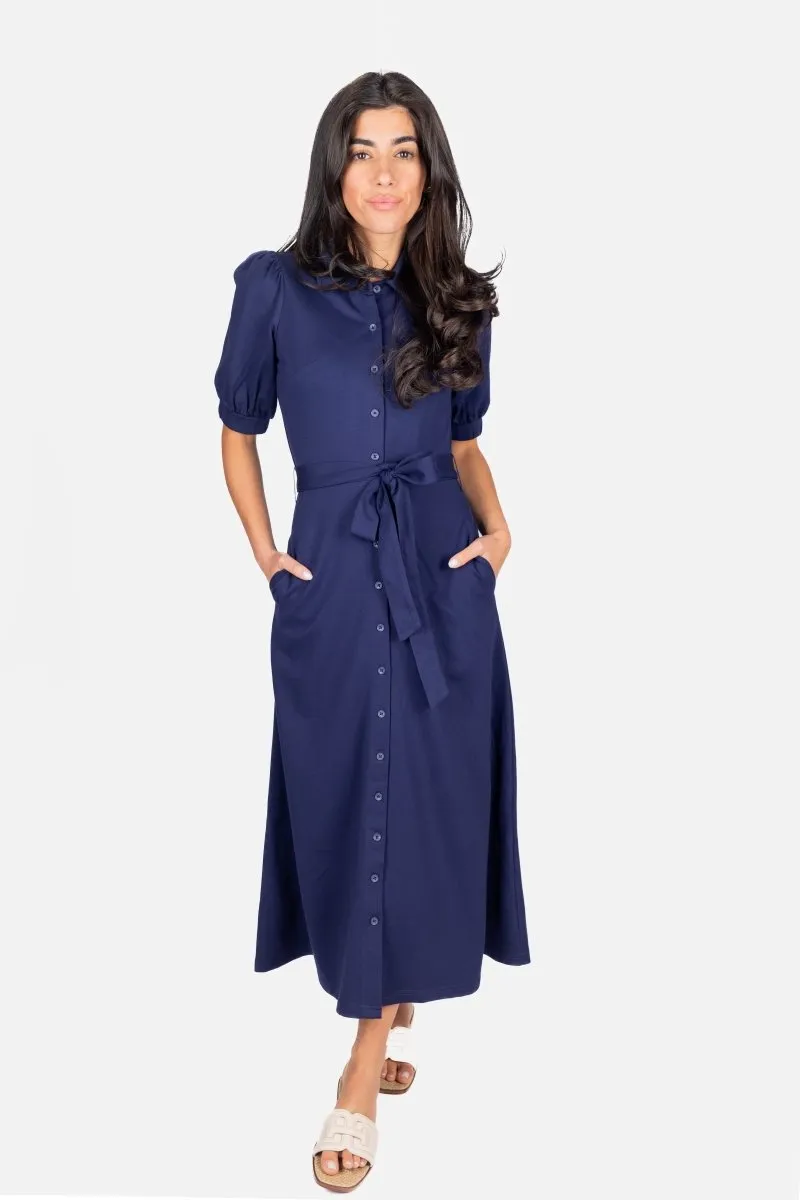 MONIKA DRESS (NAVY)