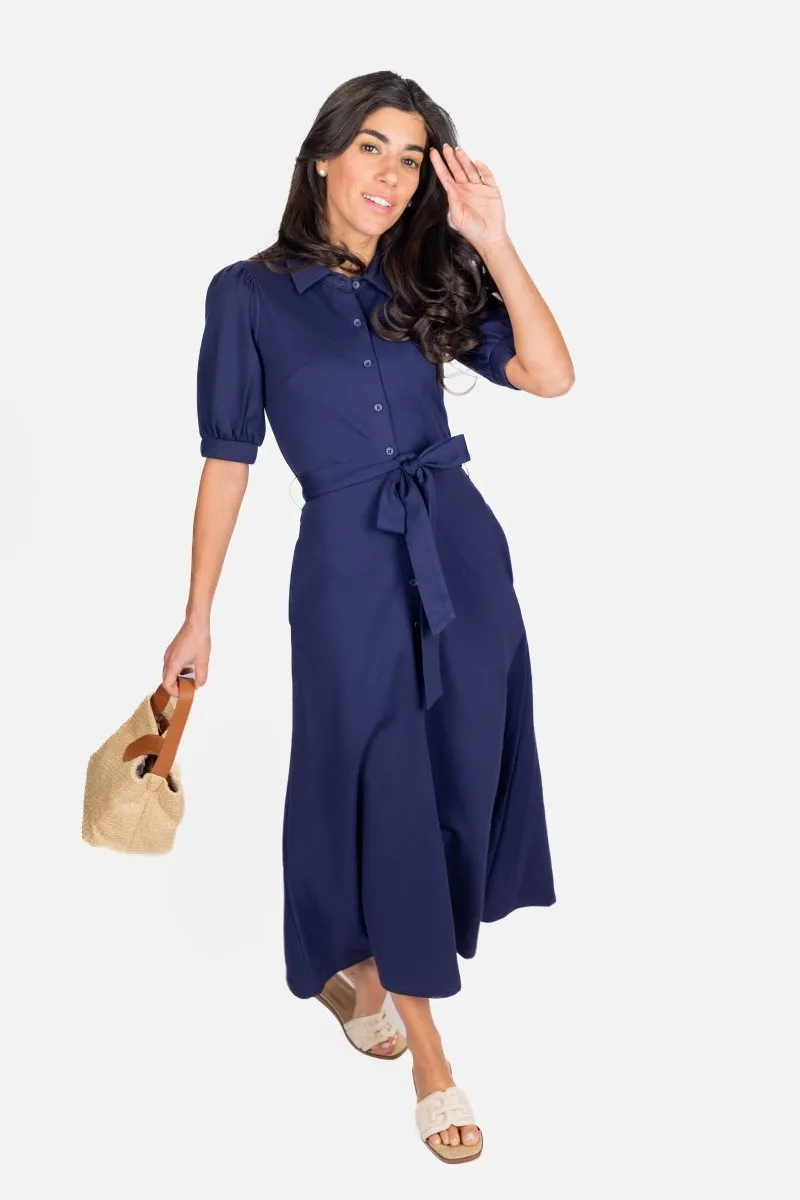 MONIKA DRESS (NAVY)