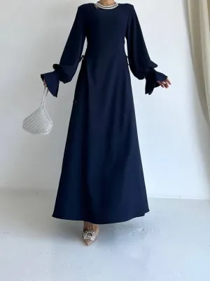 Navy Faheema Dress