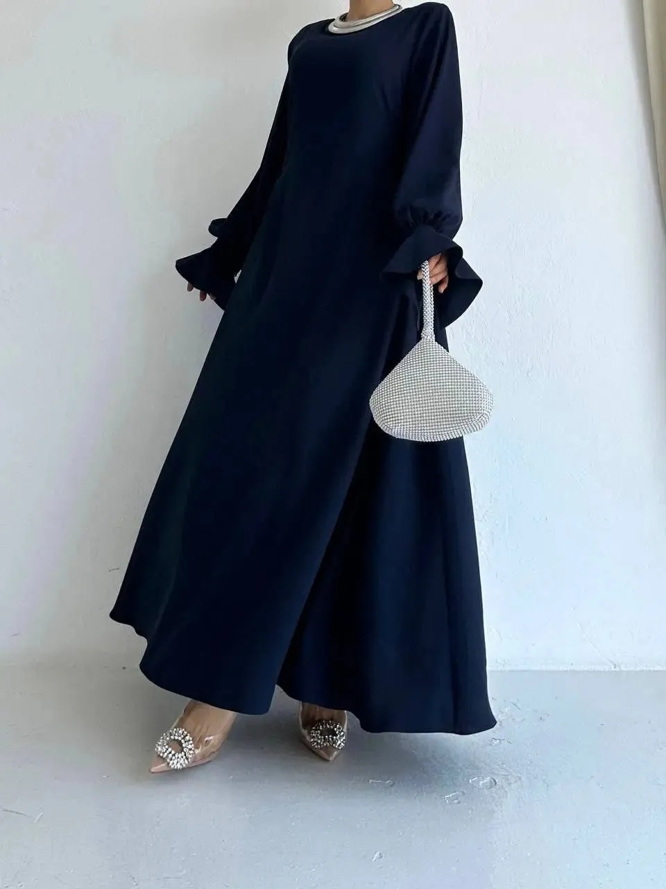 Navy Faheema Dress