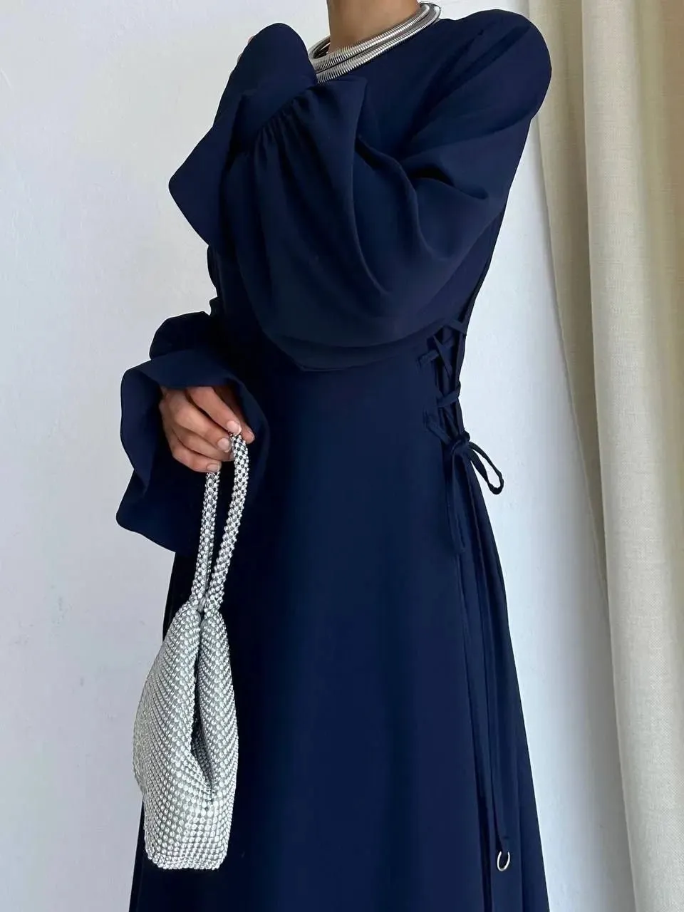 Navy Faheema Dress