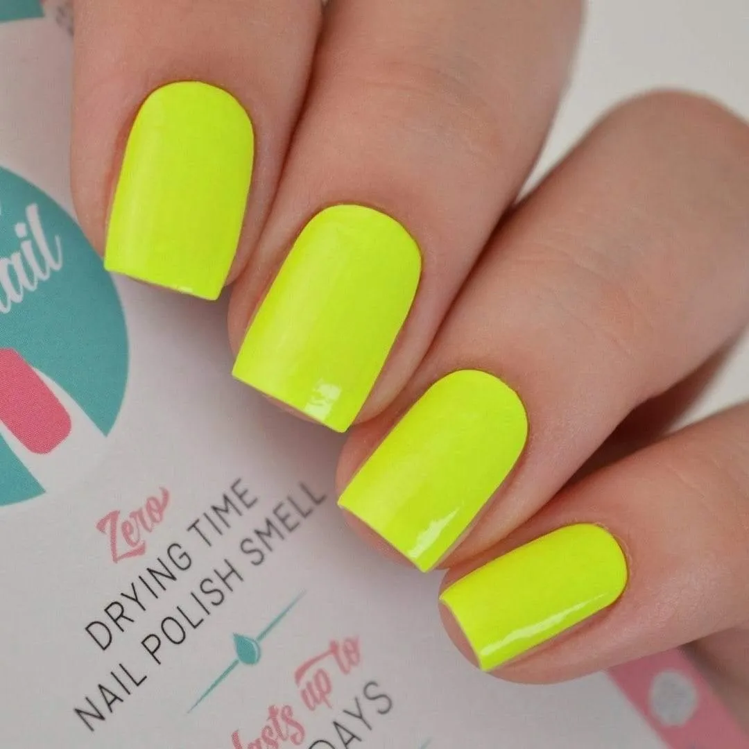 Neon Yellow | Nail Polish Wraps