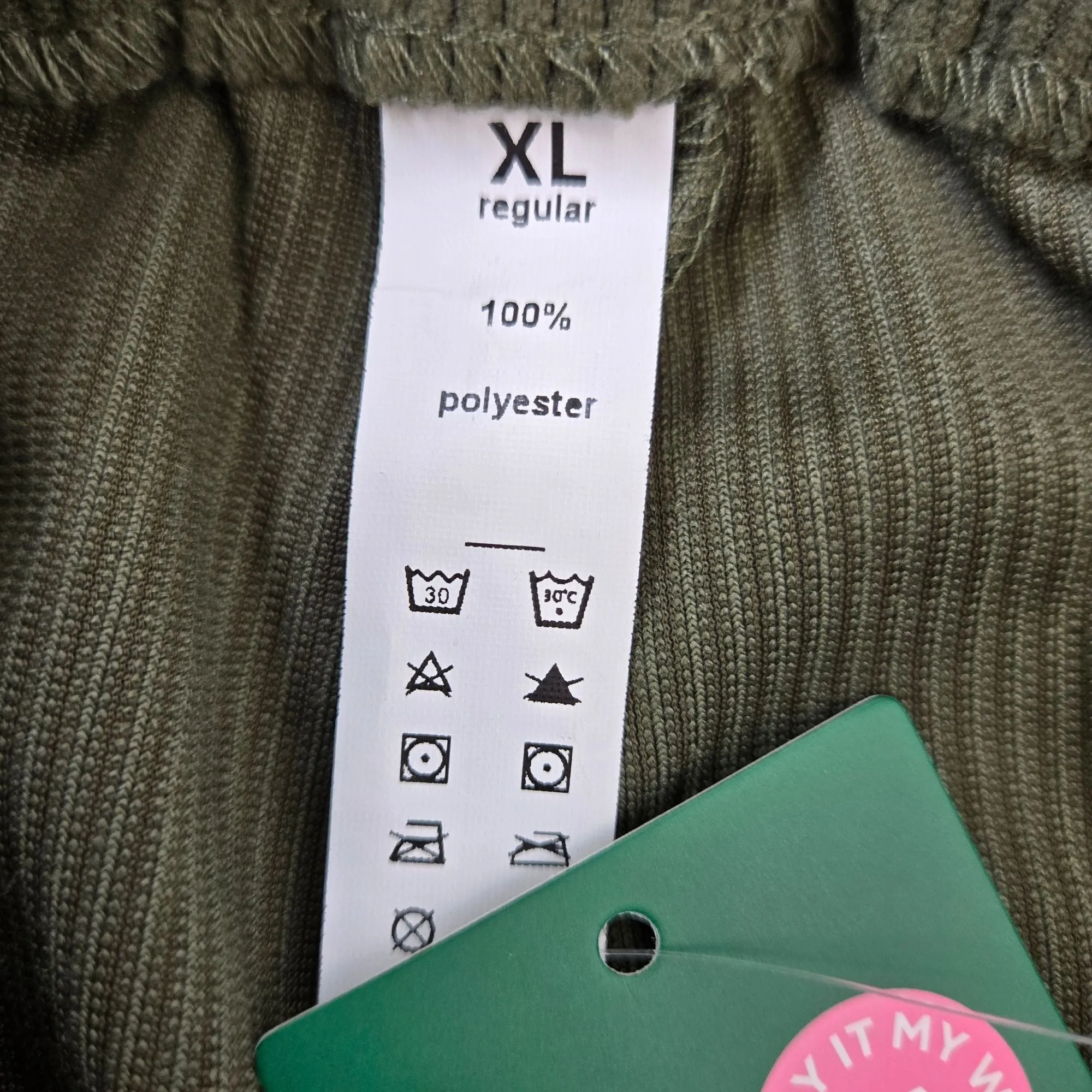 NWT Halara Chunky Corduroy Relaxed Fit Pants Size XL